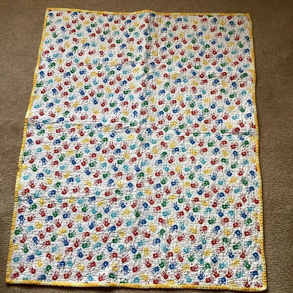 Elmo Sesame Street Handmade Baby Boy Toddler Quilt Comforter Blanket Bedding - Picture 7 of 8